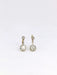 Dormeuses 2 Gold Diamond Earrings 58 Facettes J272