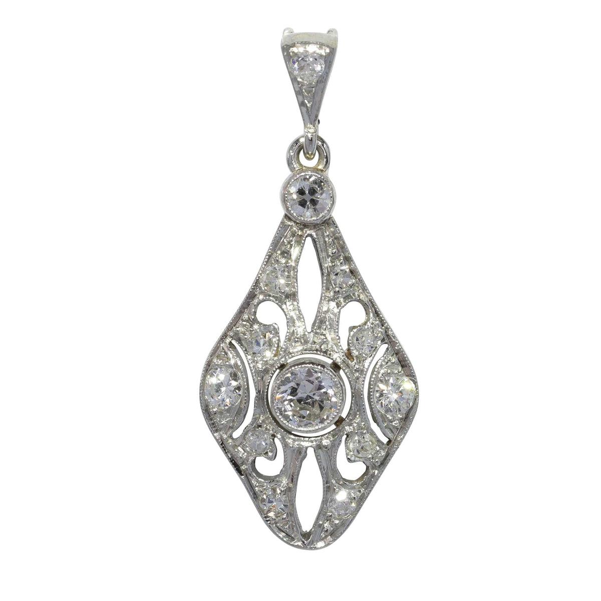 Pendentif Vintage Métal Années 50 - Bijouterie Deadstock - Occasion