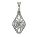 Vintage 1920s Diamond Pendant 58 Facettes 23283-0105