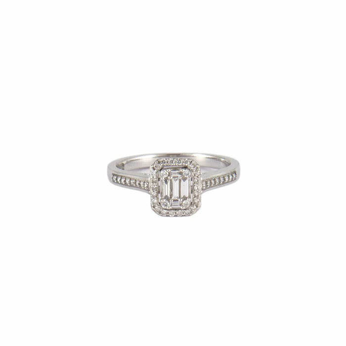 Bague BAGUE DE FIANCAILLES OR & DIAMANTS 58 Facettes BO/230008-9