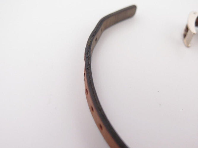 Bracelet bracelet CARTIER love cuir et barrette or blanc 18k 15-19.5 58 Facettes 252399