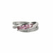 Ring 51 “DIMONA” SAPPHIRE DIAMOND RING 58 Facettes BO/230063
