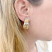 Earrings Bulgari earrings, "Parentesi", yellow gold and steel. 58 Facettes 32910