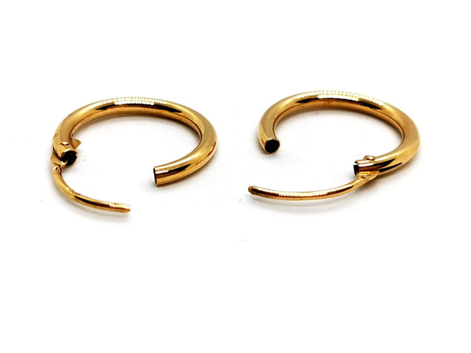 Boucles d'oreilles Boucles d'oreilles Créoles Or jaune 58 Facettes 1167342CN