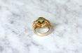 Ring Peridot and citrine heart ball ring 58 Facettes