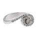 Bague 54 Bague or blanc diamant 58 Facettes 2328932CN