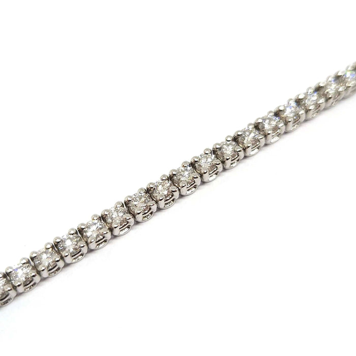 Bracelet Bracelet rivière en Or blanc & diamants 58 Facettes