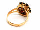 Bague 54 Bague Fleur Or jaune Grenat 58 Facettes 1628841CN