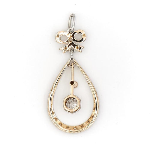 Pendentif Pendentif Art Nouveau Or jaune Diamant 58 Facettes 2024922CN