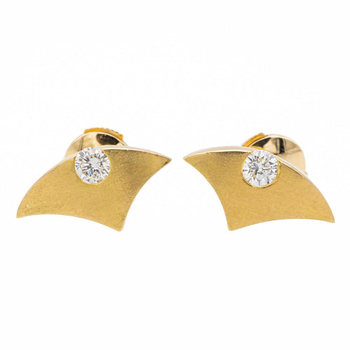 Boucles d'oreilles Boucles d'oreilles Or jaune Diamant 58 Facettes 2528298CN