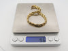 Twisted mesh curb bracelet bracelet in 18k yellow gold 58 Facettes 254718