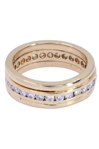 Bague 55 ALLIANCE DIAMANTS 58 Facettes 062991