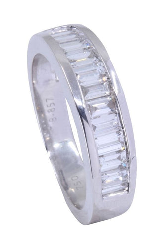 Bague DEMI-ALLIANCE DIAMANTS 58 Facettes 072151