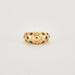 Ring 54 Multiple stone gold bangle ring 58 Facettes