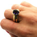 Ring Amethyst ring yellow gold 58 Facettes 2667