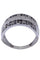 Bague 60 BAGUE MODERNE DIAMANTS NOIRS ET BLANCS 58 Facettes 071301