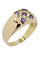 Bague BAGUE MODERNE TOURMALINES ET AMETHYSTES 58 Facettes 041621