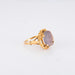 Ring 60 Amethyst cameo ring 58 Facettes 1031