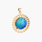 Pendentif Pendentif Soleil Bleu 58 Facettes