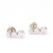 Boucles d'oreilles boucles d'oreilles triples en or blanc et diamants 58 Facettes E360508