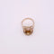 Bague Bague Vintage Citrine ovale sur or jaune 58 Facettes