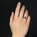 Ring 51 Old art deco ruby ​​ring 58 Facettes 23-261