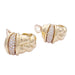 Earrings OJPerrin earrings, "Venetian", yellow gold, diamonds. 58 Facettes 32885