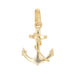 Pendant Navy anchor pendant in gold 58 Facettes 15-173A