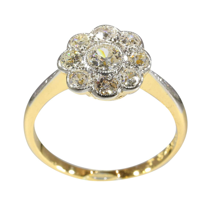 Bague 51 bague Marguerite diamants Art Déco 58 Facettes 23212-0300