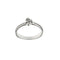 Bague 56 Bague solitaire Or blanc Diamant 58 Facettes 29529