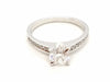 Ring 52 Solitaire Ring White Gold Diamond 58 Facettes 578747RV