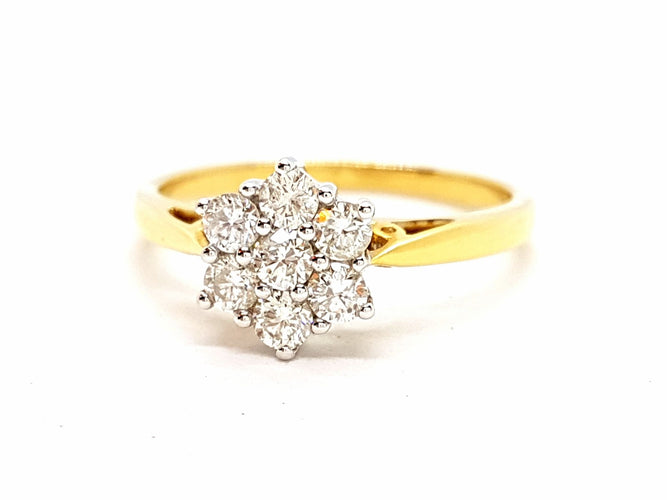 Bague 56 Bague Or jaune Diamant 58 Facettes 06317CD
