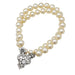 Necklace Pearl, white gold and diamond necklace. 58 Facettes 30937