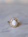 Ring Opal engagement ring surrounded by diamonds 58 Facettes