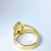Ring Ring in yellow gold and citrine 58 Facettes 5579
