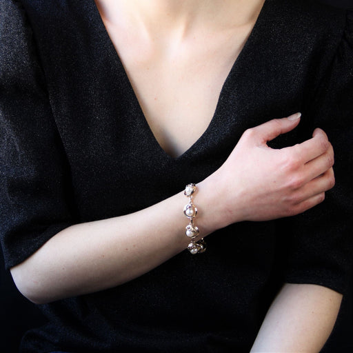 Bracelet Bracelet ancien en vermeil et perles de culture 58 Facettes CVBR25A