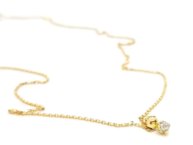 Collier Collier Chaîne + pendentif Or jaune Diamant 58 Facettes 579127RV