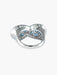 Ring 52 Infinity Ring Sapphires Diamonds 58 Facettes
