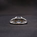 Ring Rectangular aquamarine ring 58 Facettes