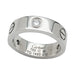 Ring 51 Cartier ring, “Love”, white gold, diamonds. 58 Facettes 31766