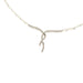 Guidetti Necklace | Semi-rigid necklace in white gold with brilliant-cut diamonds 58 Facettes G3231