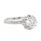 Bague 53 Bague Solitaire Or blanc Diamant 58 Facettes 2569097CN