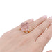 Ring 51 Dior ring, "Pré Catelan", pink gold, pink quartz, diamond. 58 Facettes 33132