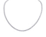 Necklace White gold river necklace, diamonds. 58 Facettes 32712