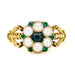 Ring 52.5 Ring Pearls, moonstones, emeralds 58 Facettes FC223F2949D846B79D181013A882C484