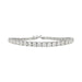 Bracelet Line bracelet in white gold and diamonds. 58 Facettes 31800