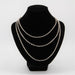 Collier Sautoir ancien en argent 58 Facettes 19-459B