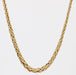 Necklace Palm tree mesh necklace in yellow gold fall 58 Facettes CVCO10