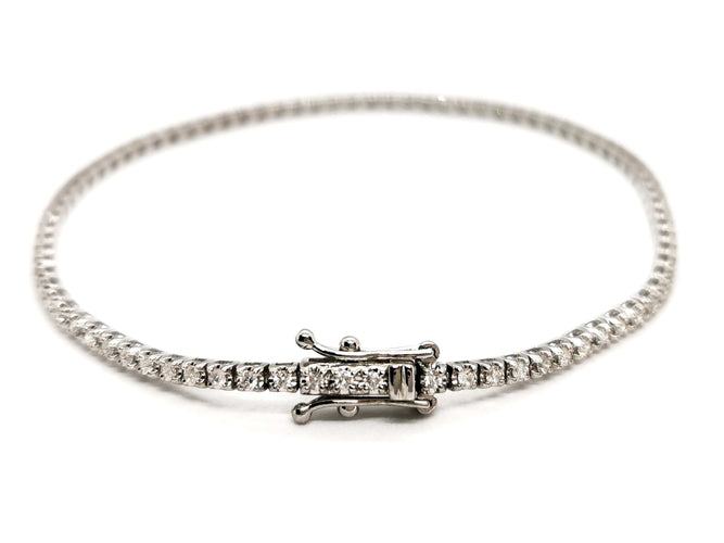 Bracelet Bracelet Ligne Or blanc Diamant 58 Facettes 1801633RV