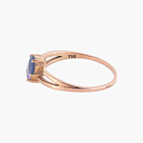 Bague Or Jaune BAGUE « TOI & MOI » OR 58 Facettes BO/220012/13